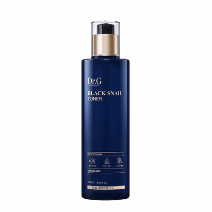 Dr.G Black Snail Toner 150ml โทนเนอร์น้ำตบหอยทากดำลดเลือนริ้วรอย