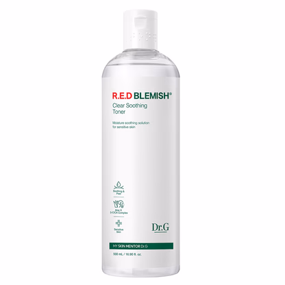 Dr.G R.E.D Blemish Clear Soothing Toner 300ml โทนเนอร์ปลอบประโลมผิวแพ้ง่าย