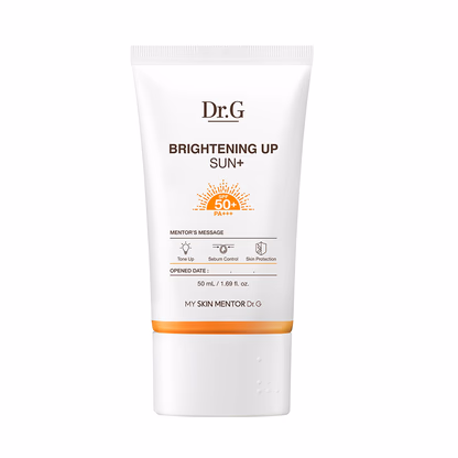Dr.G Brightening Up Sun+ SPF50+ PA+++ 50ml ครีมกันแดดโทนอัพคุมมัน