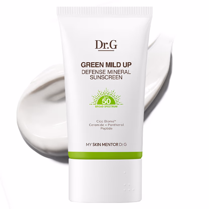 Dr.G Green Mild Up Sun+ SPF50+ PA++++ 50ml ครีมกันแดดสำหรับผิวแพ้ง่าย