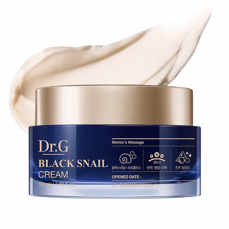Dr.G Black Snail Cream 50ml ครีมหอยทากดำลดเลือนริ้วรอย