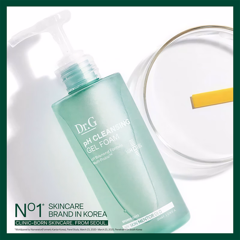 Dr.G pH Cleansing Gel Foam 200ml เจลล้างหน้า pH สูตรอ่อนโยน